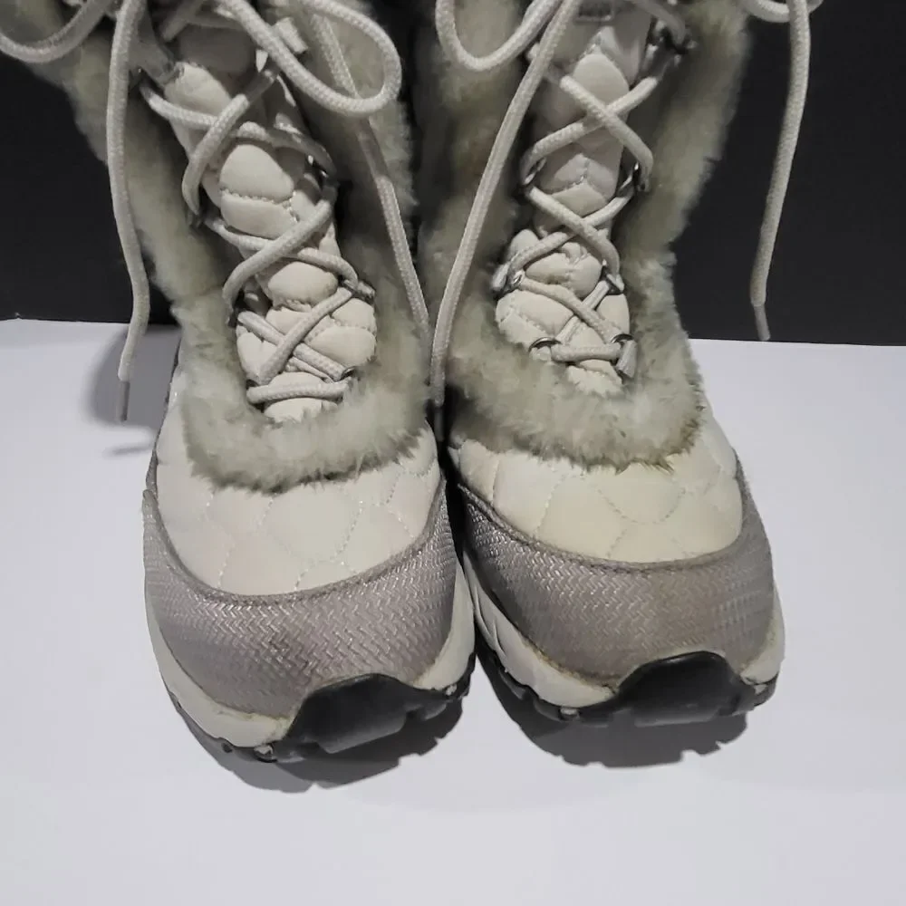 L.L.Bean Women's Quilted Winter Boots With Faux Fur